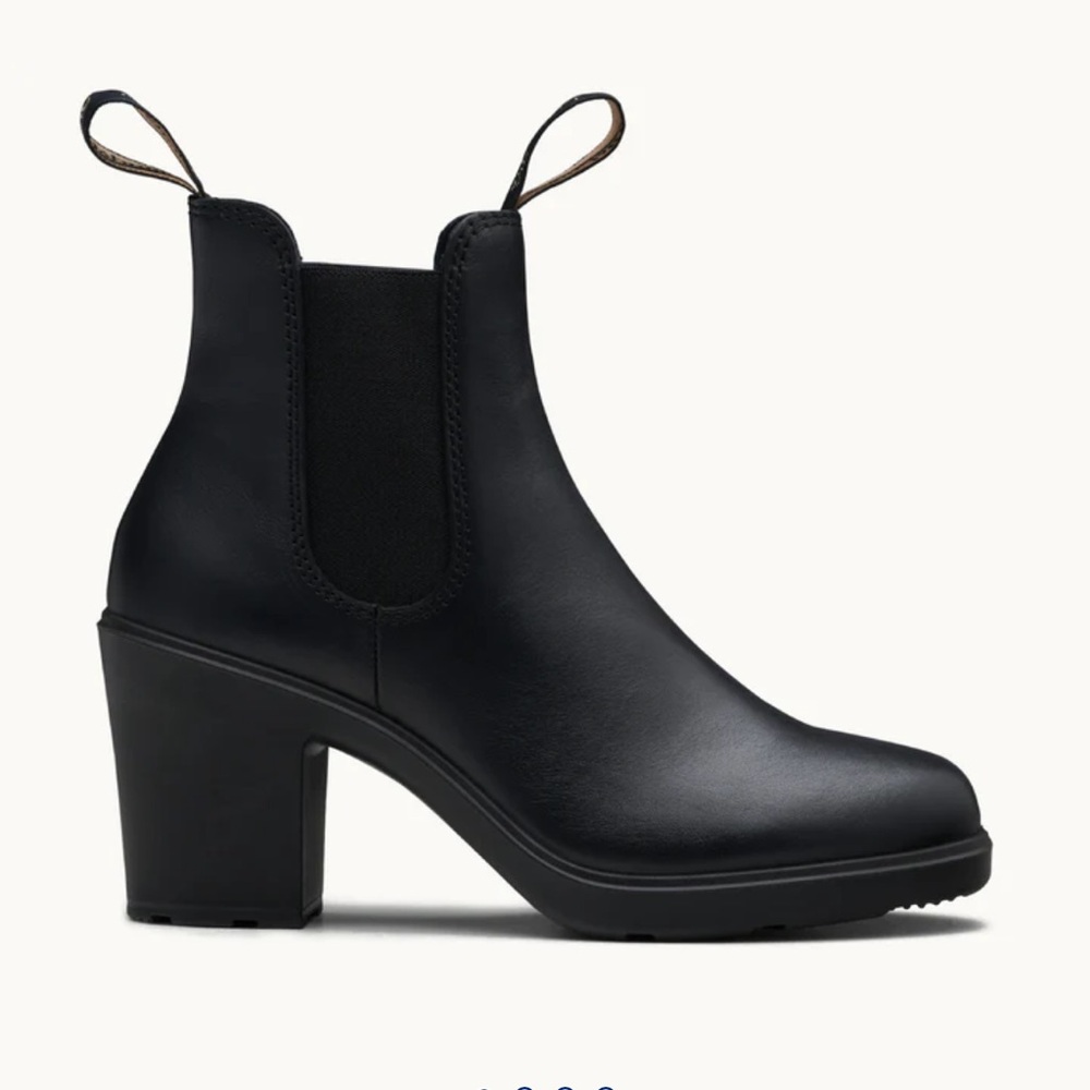 Blundstone Black Heeled Boots